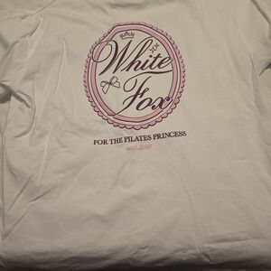 White Fox Boutique Pilates Princess Tee with Pink Accents